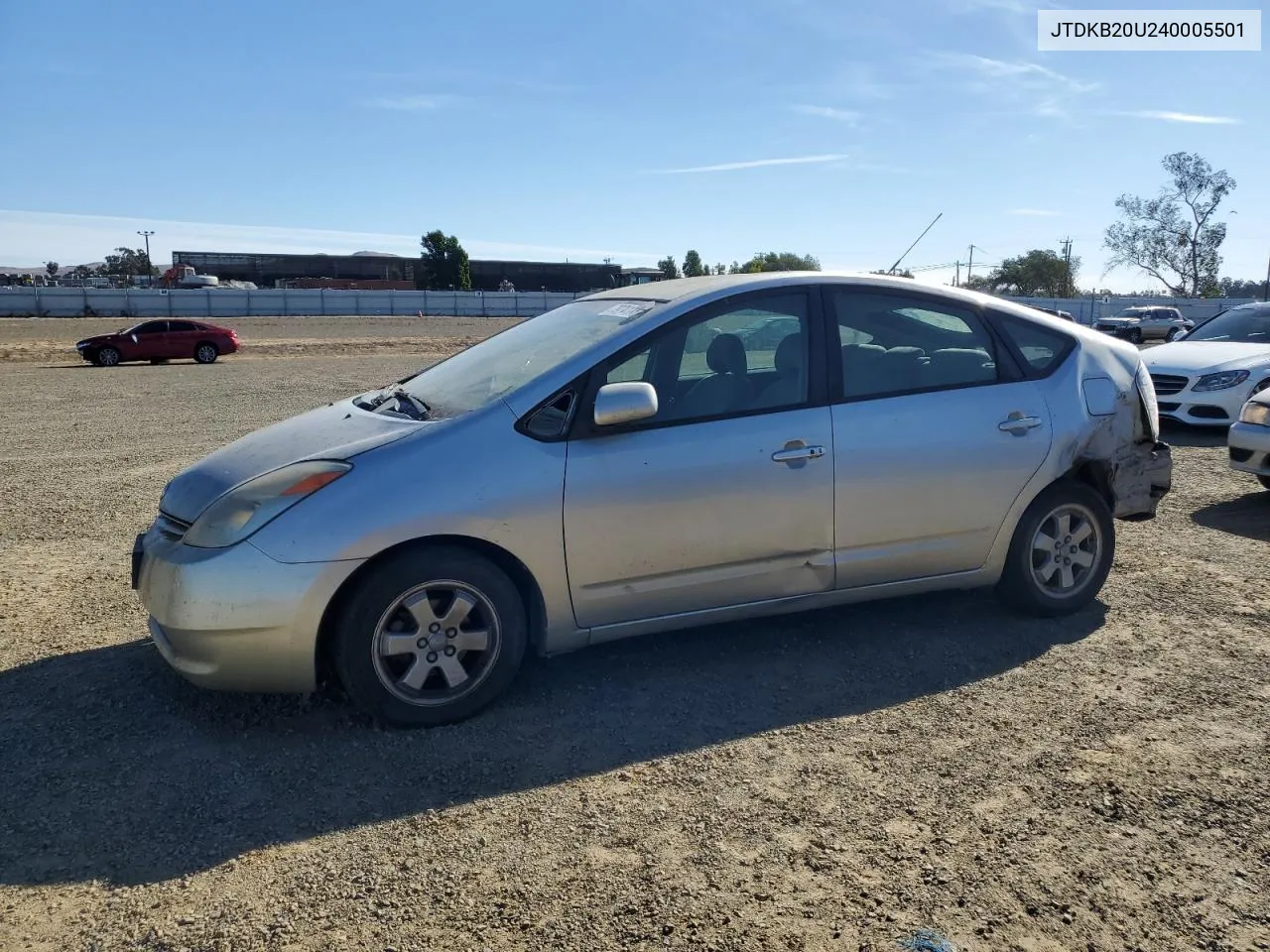 2004 Toyota Prius VIN: JTDKB20U240005501 Lot: 79741764