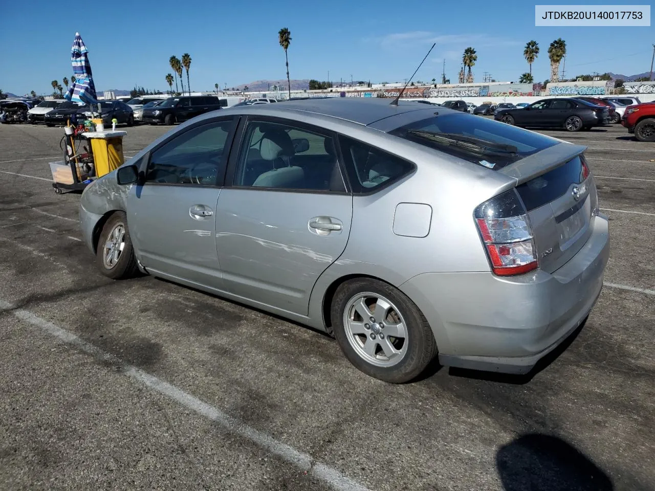 2004 Toyota Prius VIN: JTDKB20U140017753 Lot: 80330454