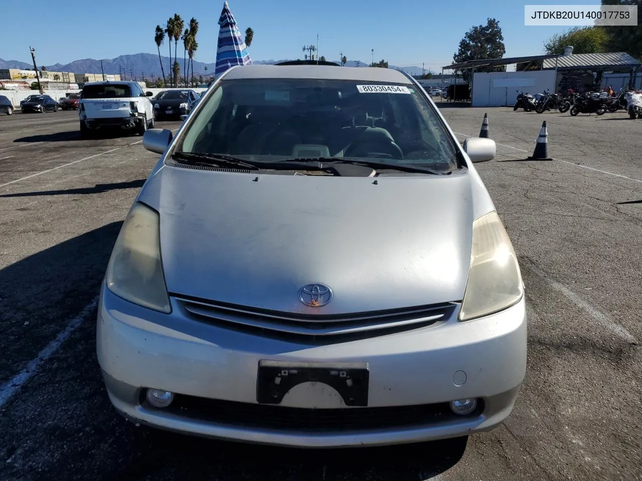 2004 Toyota Prius VIN: JTDKB20U140017753 Lot: 80330454