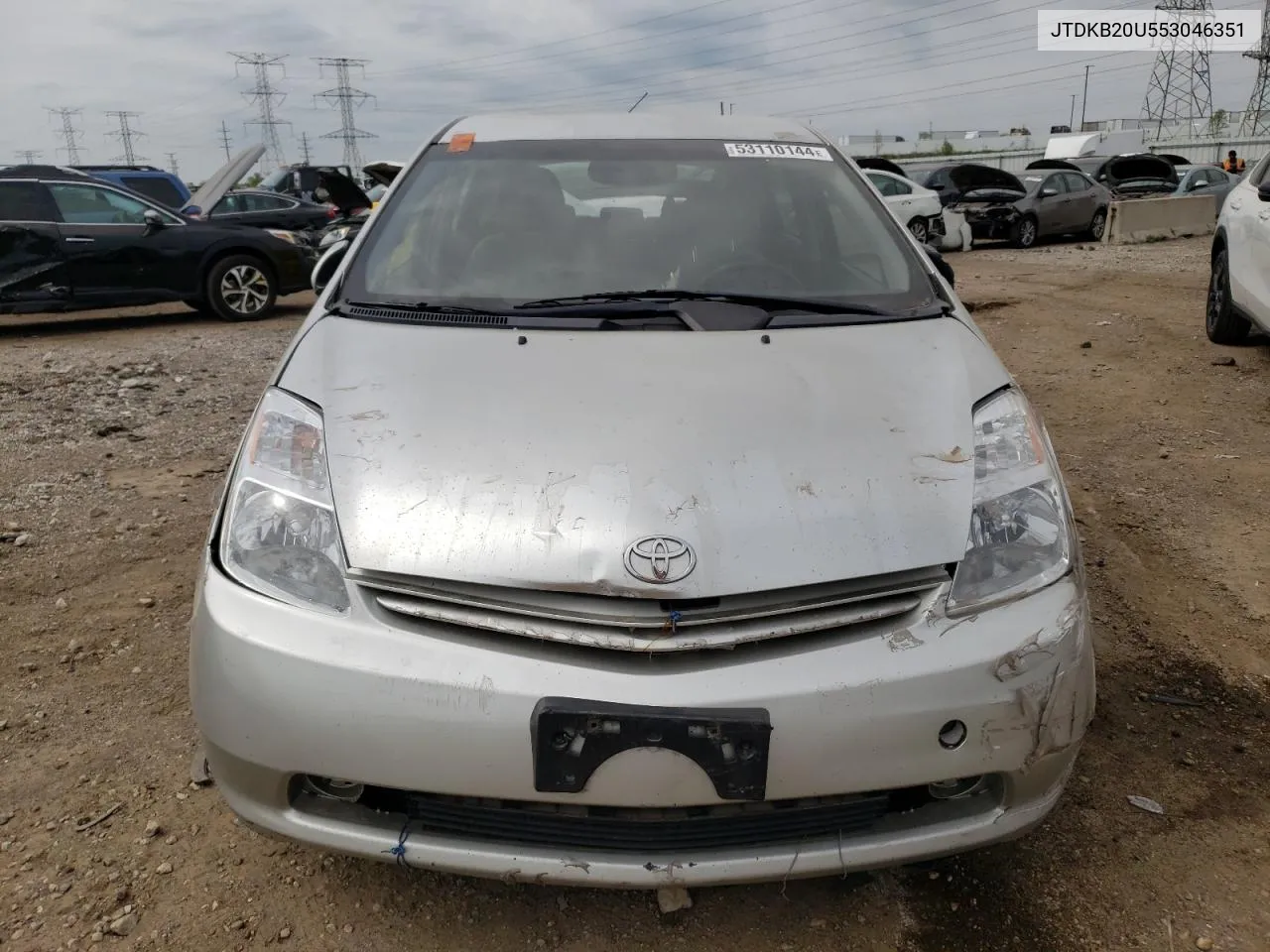 2005 Toyota Prius VIN: JTDKB20U553046351 Lot: 53110144