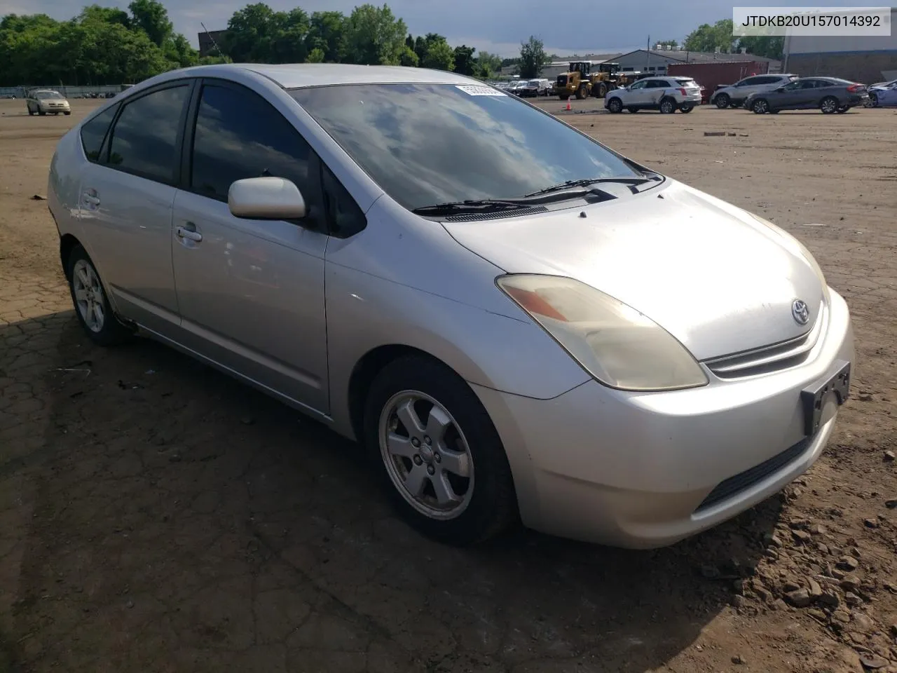 2005 Toyota Prius VIN: JTDKB20U157014392 Lot: 55836684