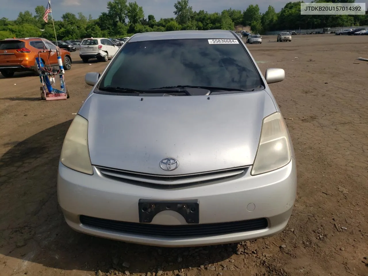 2005 Toyota Prius VIN: JTDKB20U157014392 Lot: 55836684