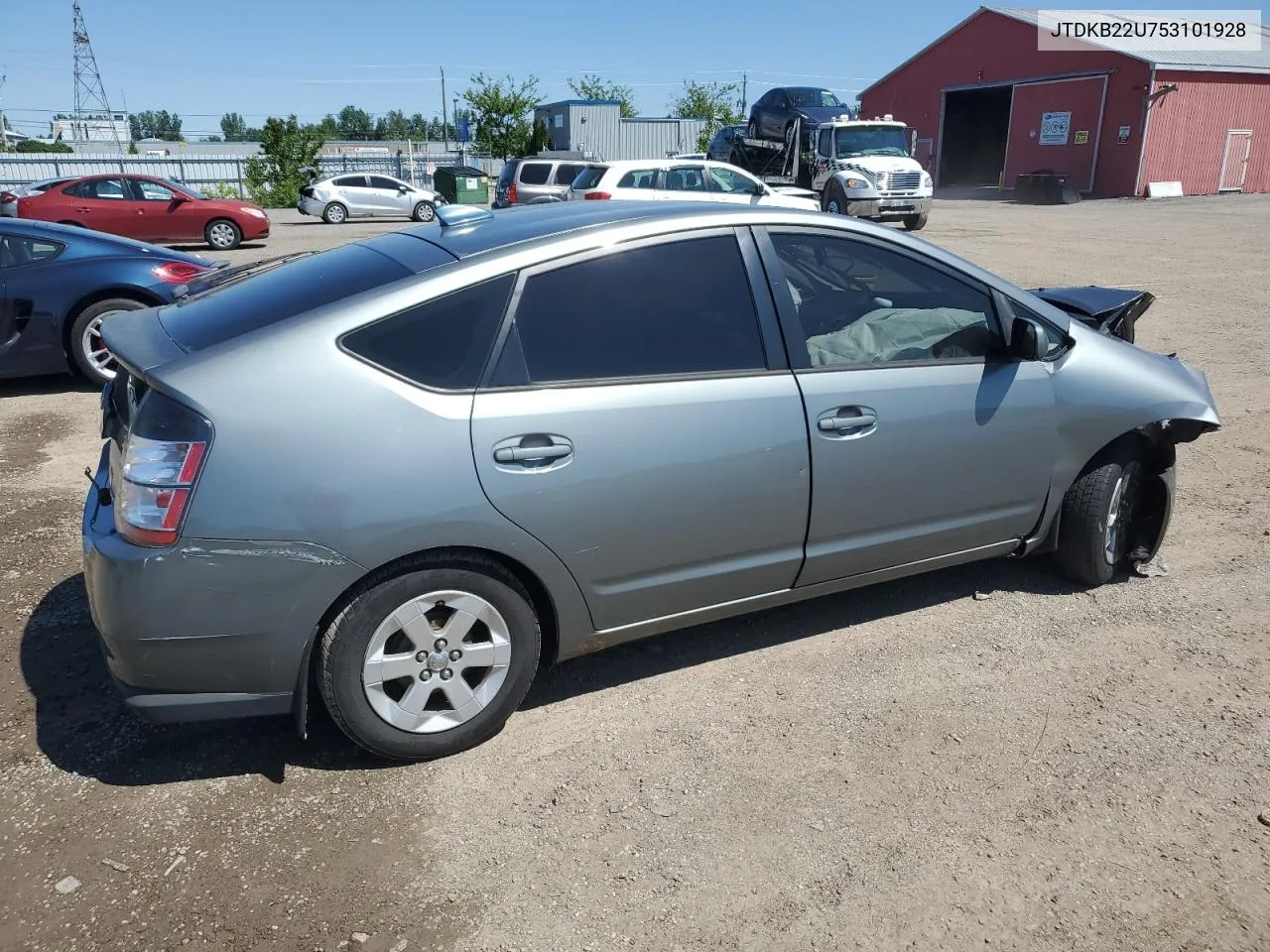 2005 Toyota Prius VIN: JTDKB22U753101928 Lot: 57103444