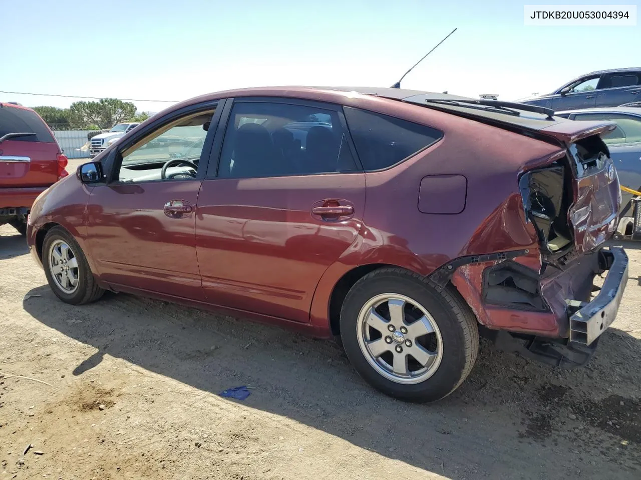 2005 Toyota Prius VIN: JTDKB20U053004394 Lot: 58142604