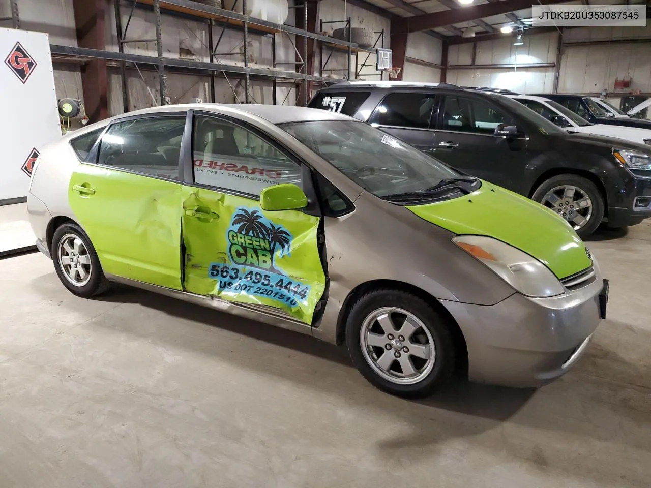 2005 Toyota Prius VIN: JTDKB20U353087545 Lot: 58508424