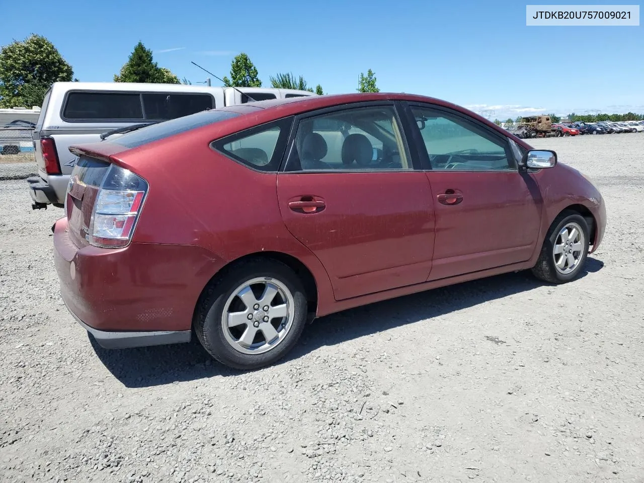 2005 Toyota Prius VIN: JTDKB20U757009021 Lot: 60928294