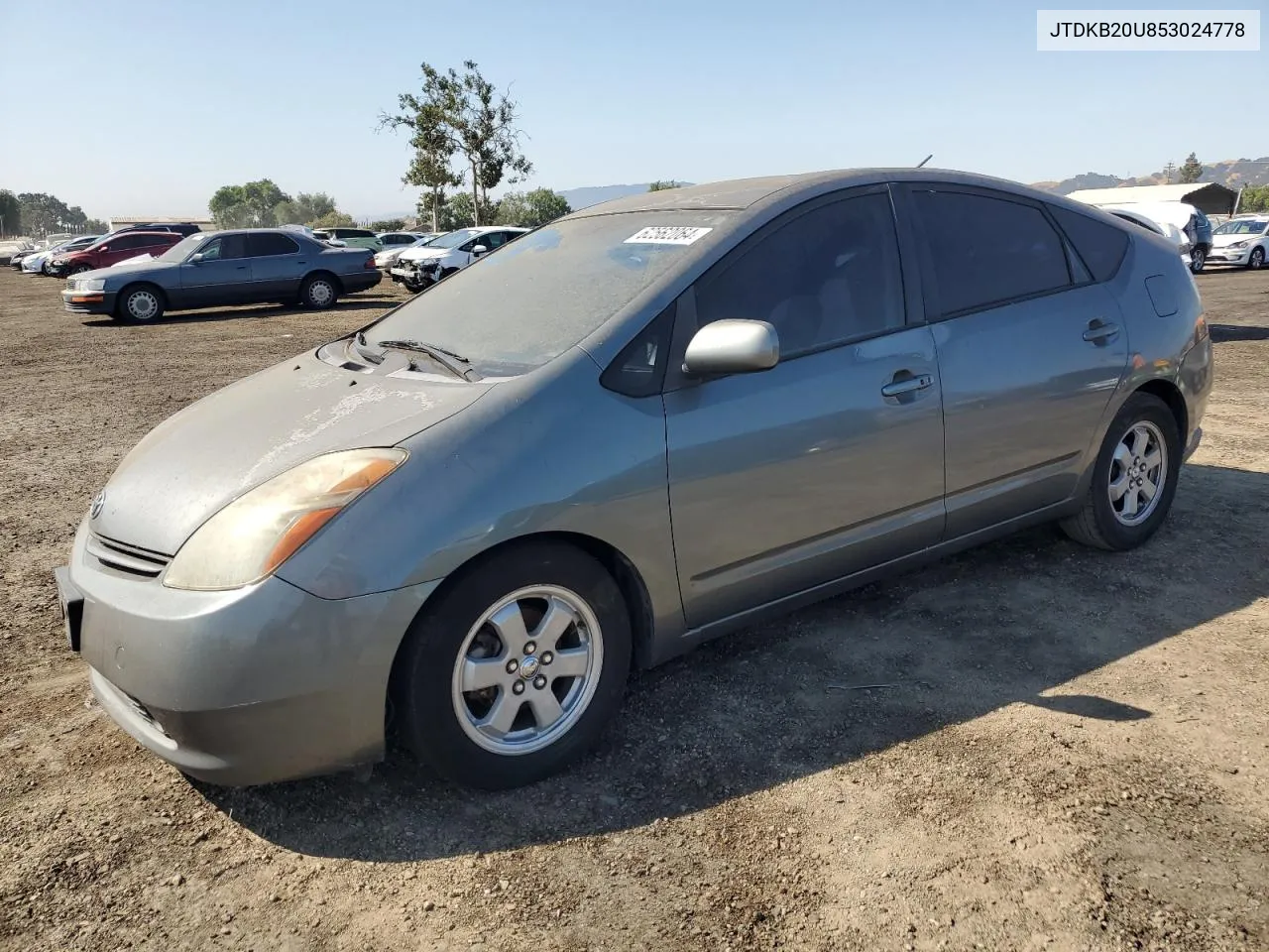 2005 Toyota Prius VIN: JTDKB20U853024778 Lot: 62562064