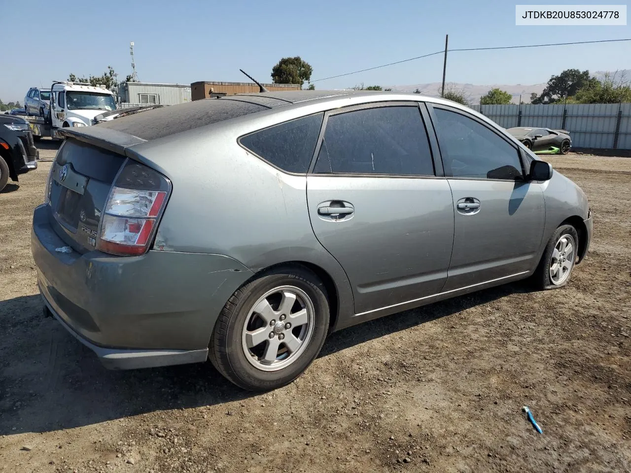 2005 Toyota Prius VIN: JTDKB20U853024778 Lot: 62562064