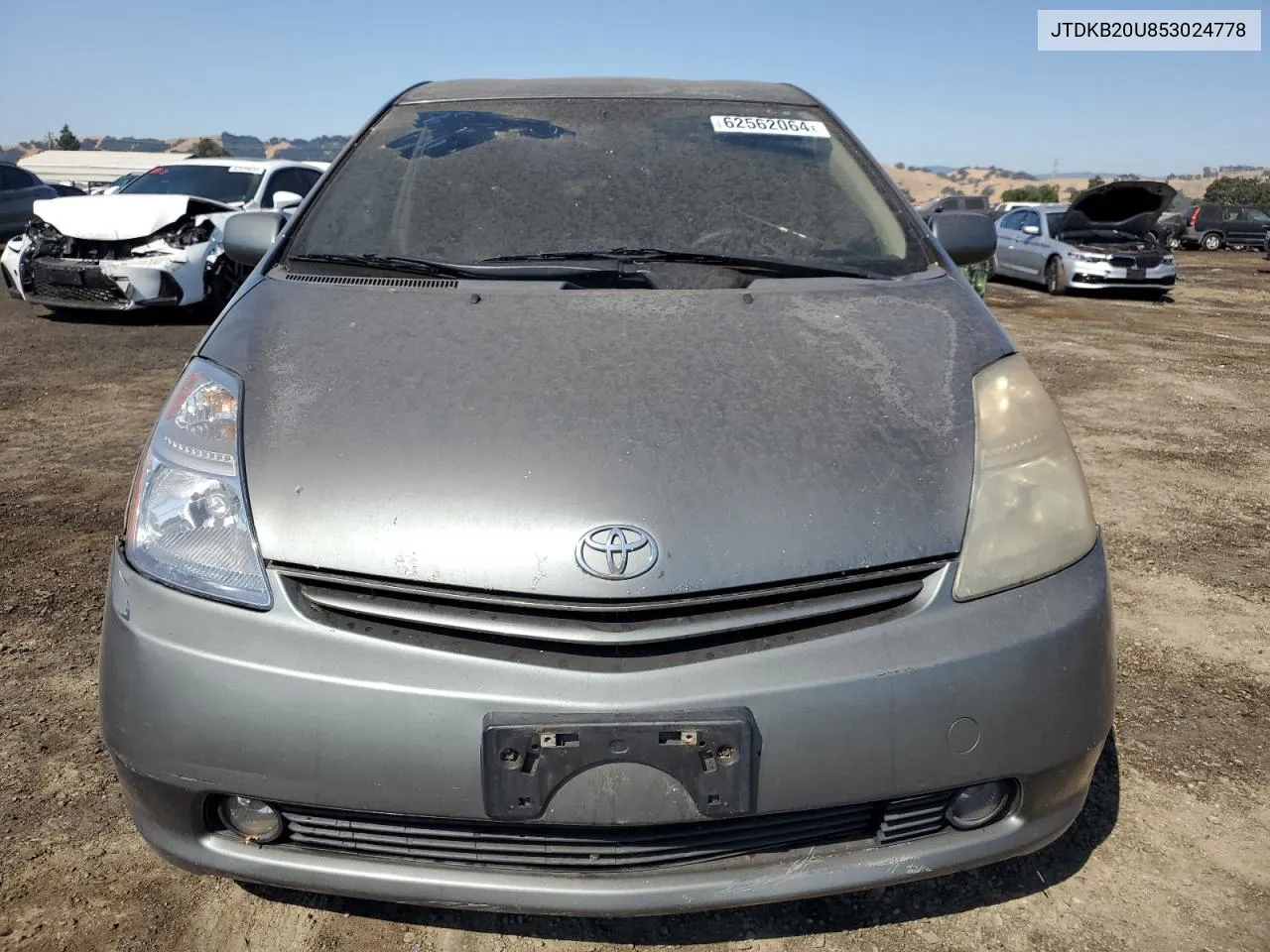 2005 Toyota Prius VIN: JTDKB20U853024778 Lot: 62562064