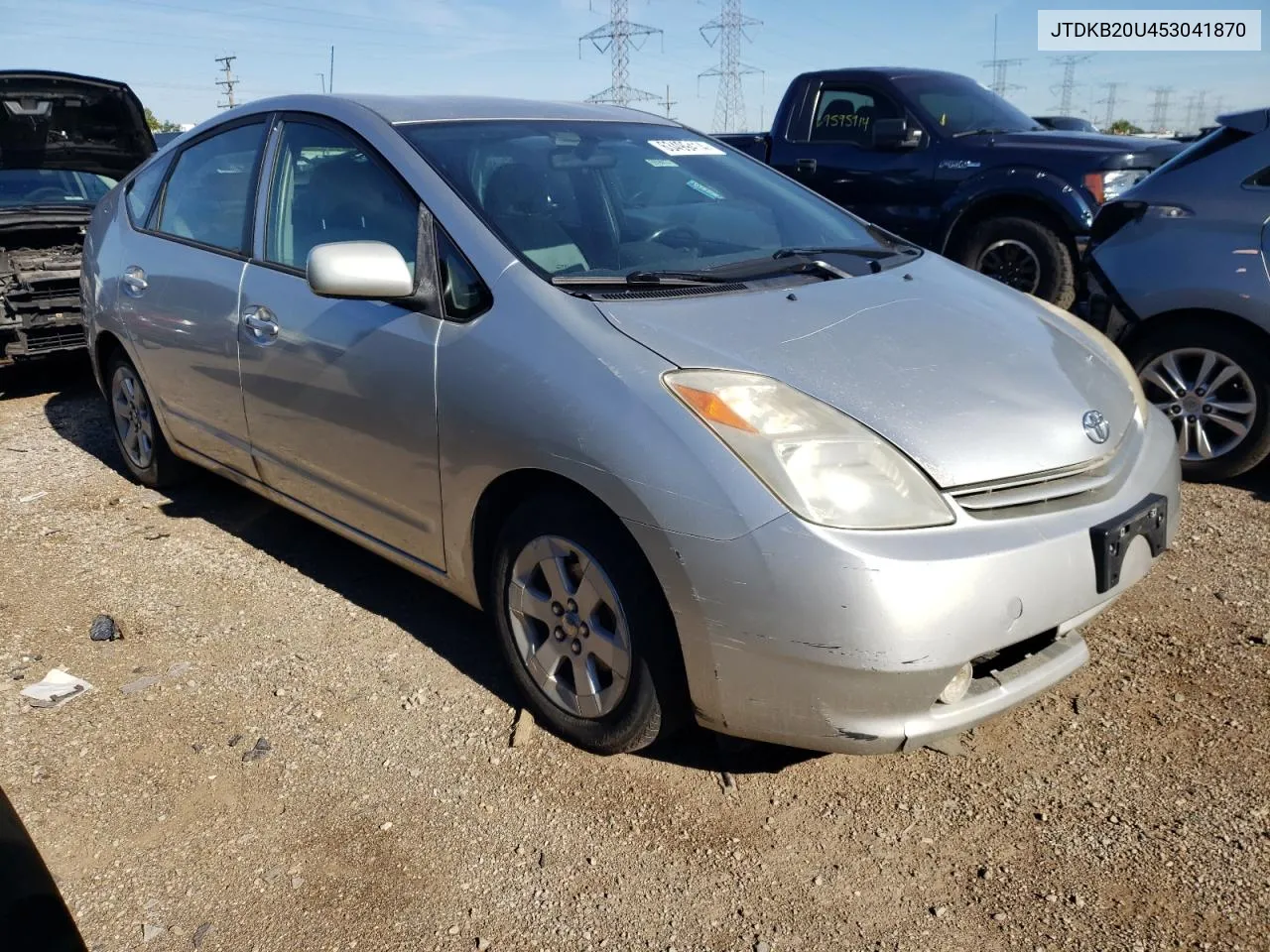 2005 Toyota Prius VIN: JTDKB20U453041870 Lot: 63499414