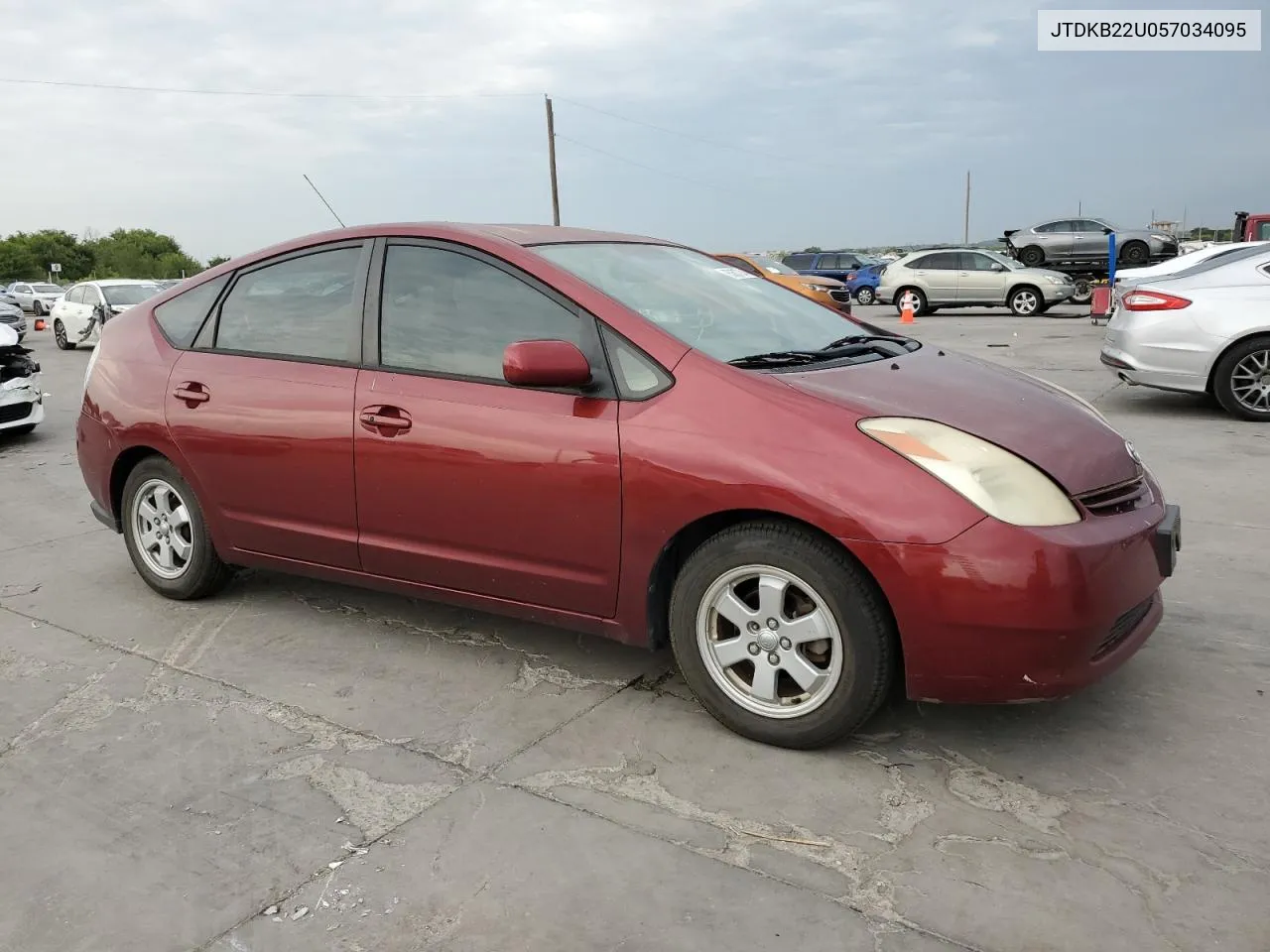 2005 Toyota Prius VIN: JTDKB22U057034095 Lot: 63603764