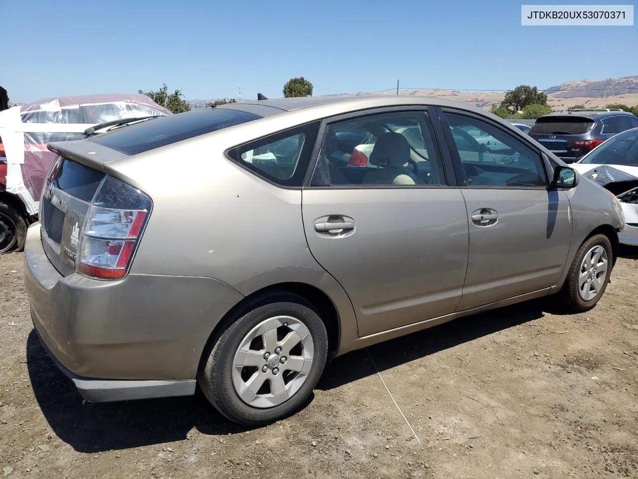 2005 Toyota Prius VIN: JTDKB20UX53070371 Lot: 64232564