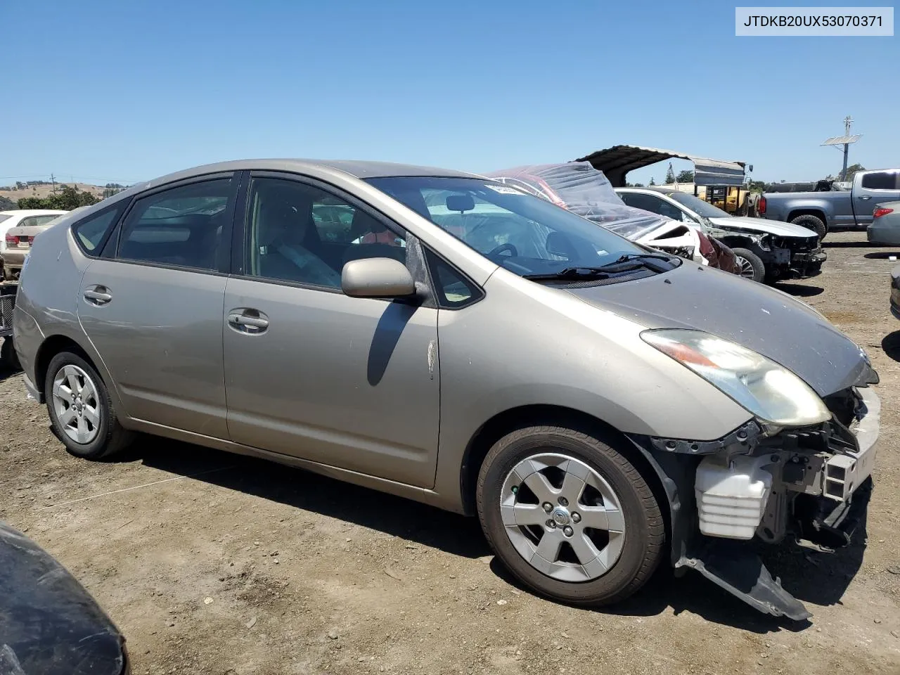 2005 Toyota Prius VIN: JTDKB20UX53070371 Lot: 64232564