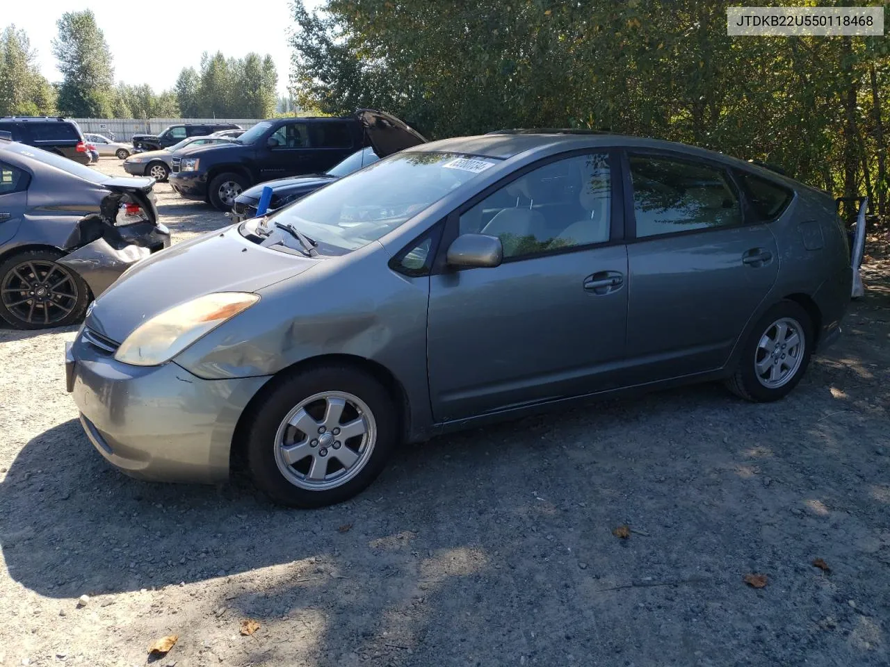 2005 Toyota Prius VIN: JTDKB22U550118468 Lot: 65280734