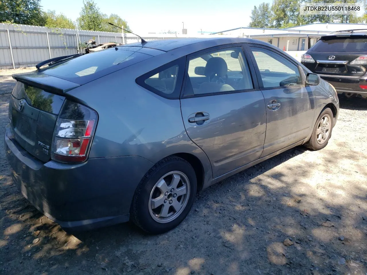 2005 Toyota Prius VIN: JTDKB22U550118468 Lot: 65280734