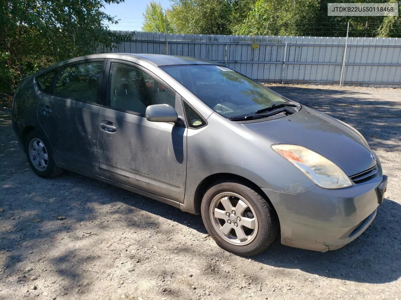 2005 Toyota Prius VIN: JTDKB22U550118468 Lot: 65280734