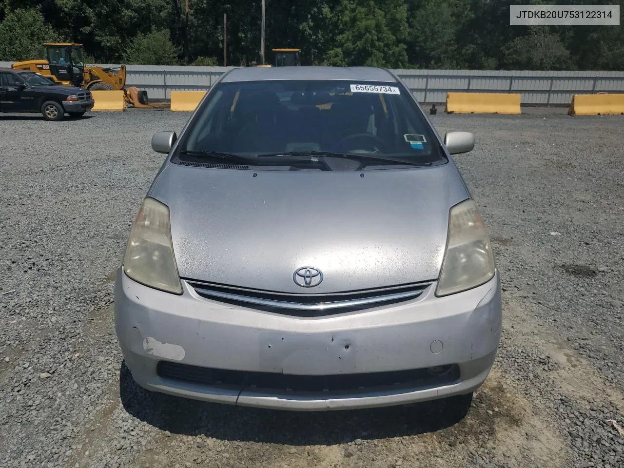 2005 Toyota Prius VIN: JTDKB20U753122314 Lot: 65655734