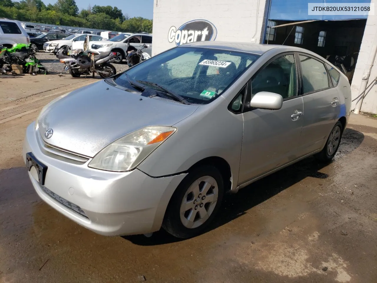 2005 Toyota Prius VIN: JTDKB20UX53121058 Lot: 65965234