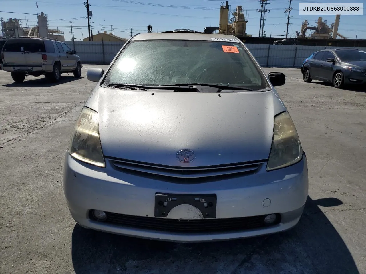 2005 Toyota Prius VIN: JTDKB20U853000383 Lot: 67524504