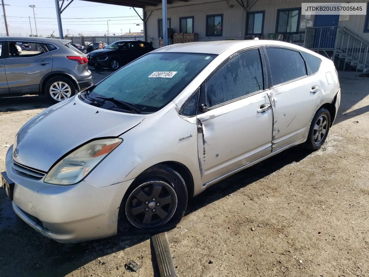 2005 Toyota Prius VIN: JTDKB20U357005645 Lot: 67607184