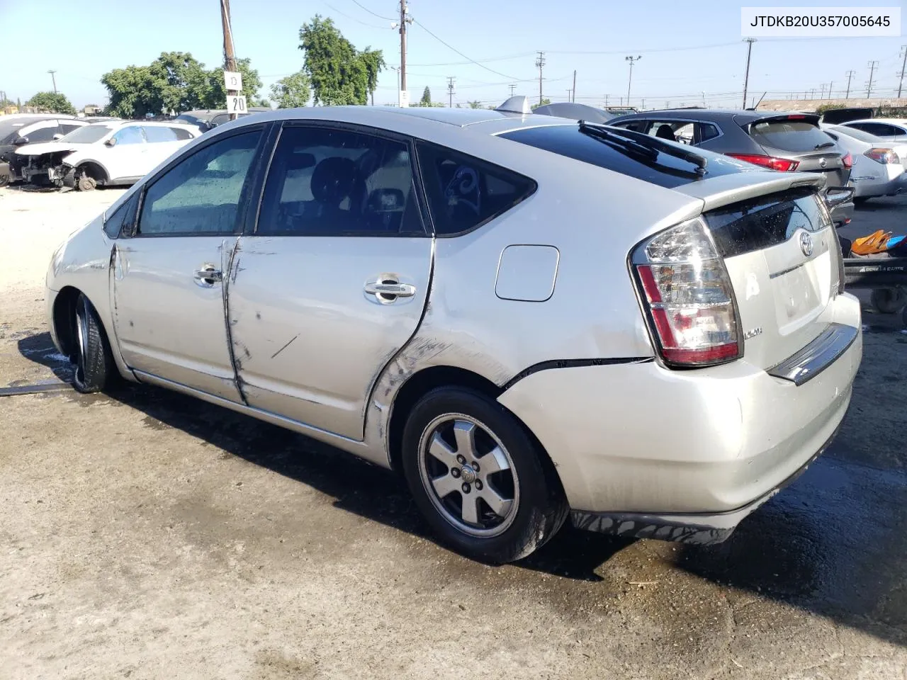 2005 Toyota Prius VIN: JTDKB20U357005645 Lot: 67607184