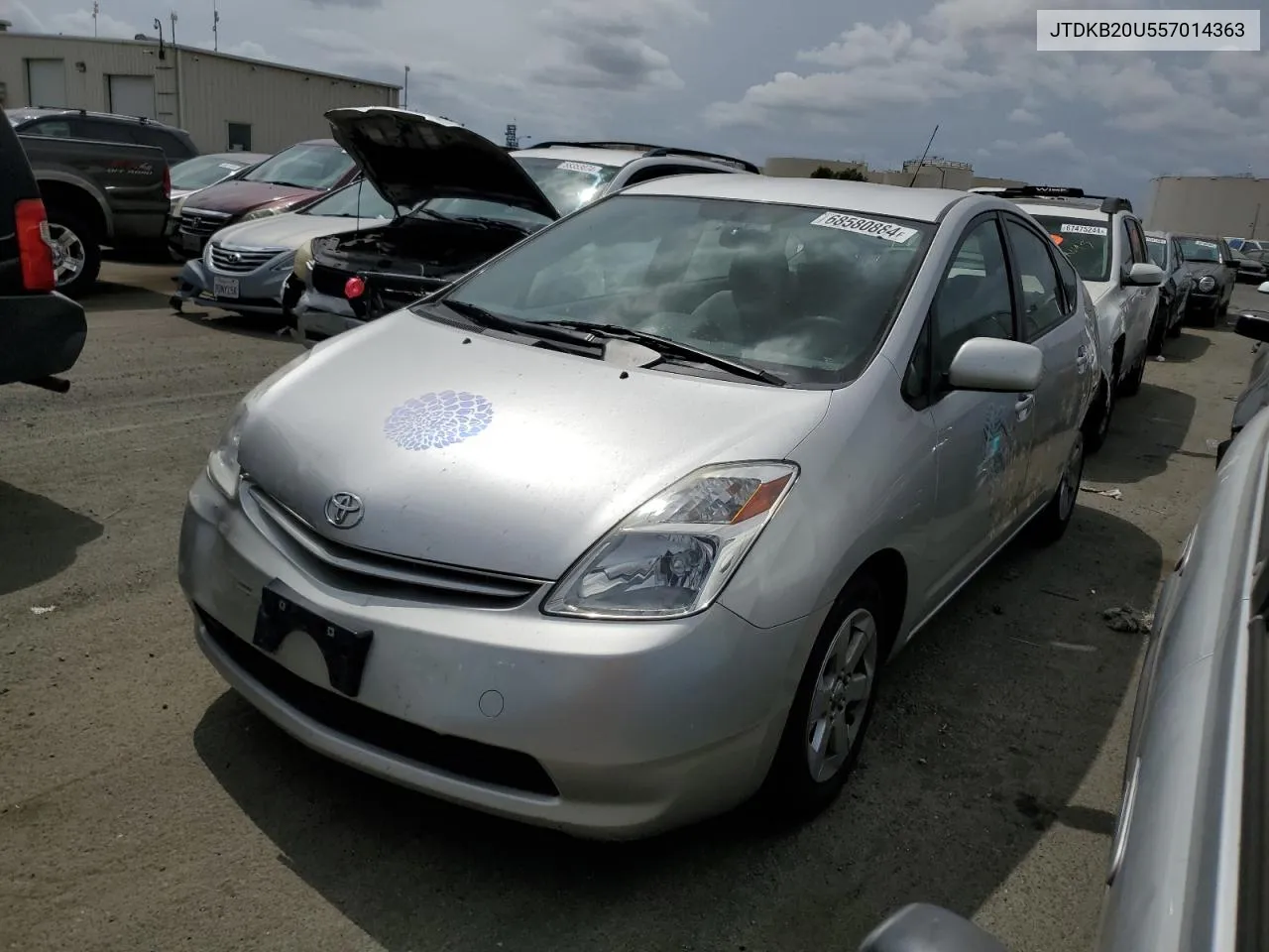 2005 Toyota Prius VIN: JTDKB20U557014363 Lot: 68580884