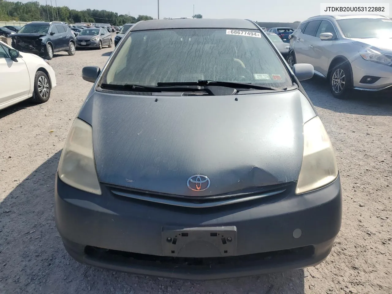 2005 Toyota Prius VIN: JTDKB20U053122882 Lot: 68677494