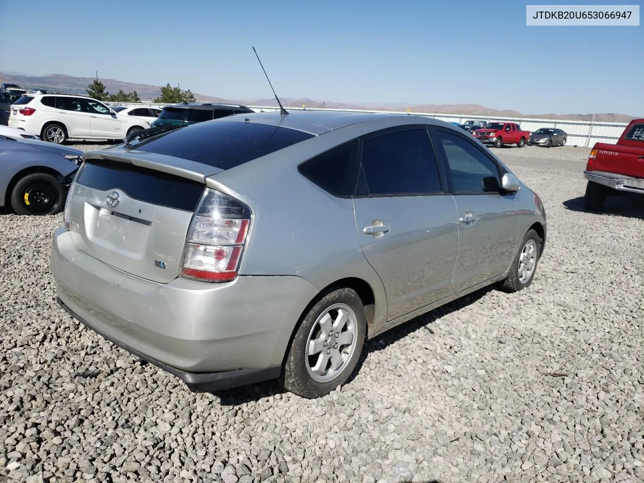 2005 Toyota Prius VIN: JTDKB20U653066947 Lot: 68907504