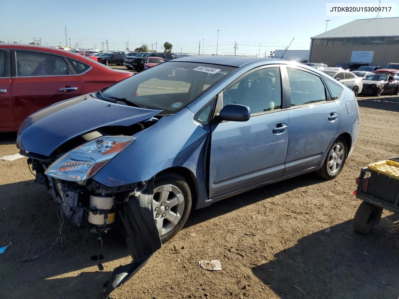 2005 Toyota Prius VIN: JTDKB20U153009717 Lot: 69214494