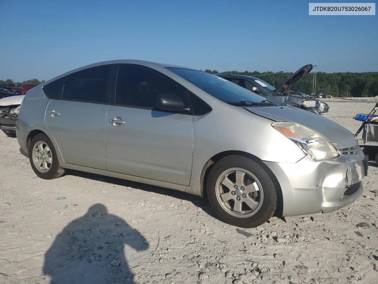 2005 Toyota Prius VIN: JTDKB20U753026067 Lot: 69224024