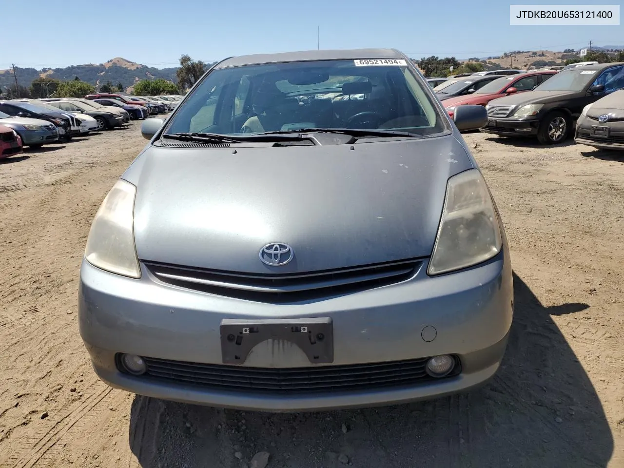 2005 Toyota Prius VIN: JTDKB20U653121400 Lot: 69521494