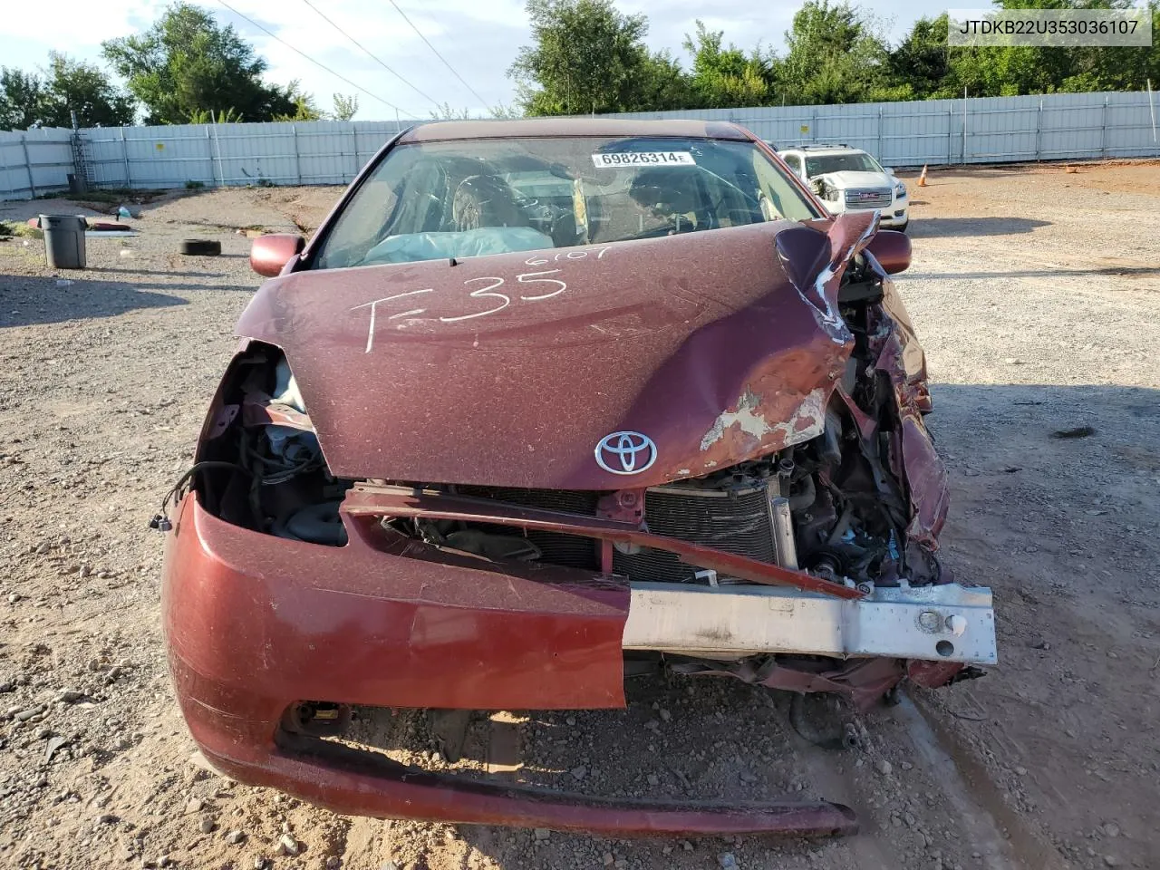 JTDKB22U353036107 2005 Toyota Prius