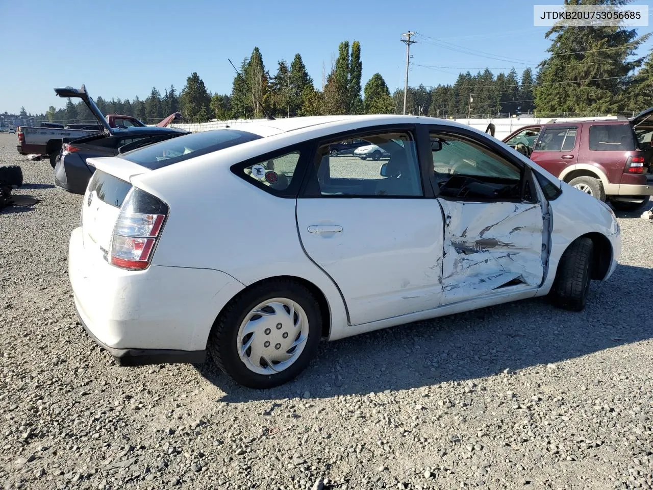 2005 Toyota Prius VIN: JTDKB20U753056685 Lot: 69828094