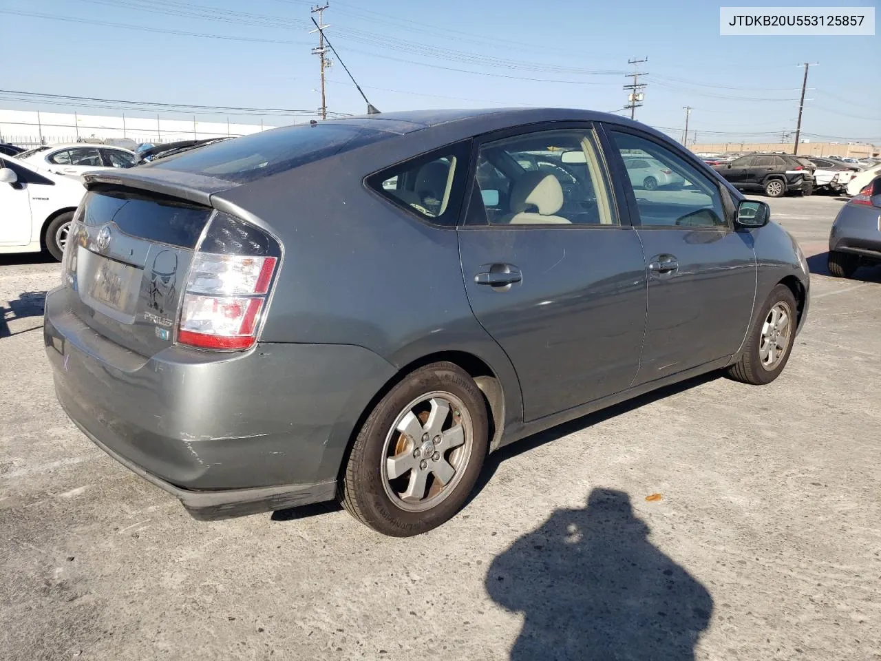 2005 Toyota Prius VIN: JTDKB20U553125857 Lot: 70011534