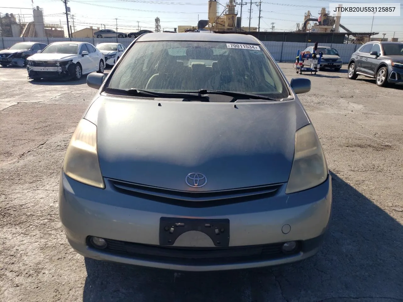 JTDKB20U553125857 2005 Toyota Prius