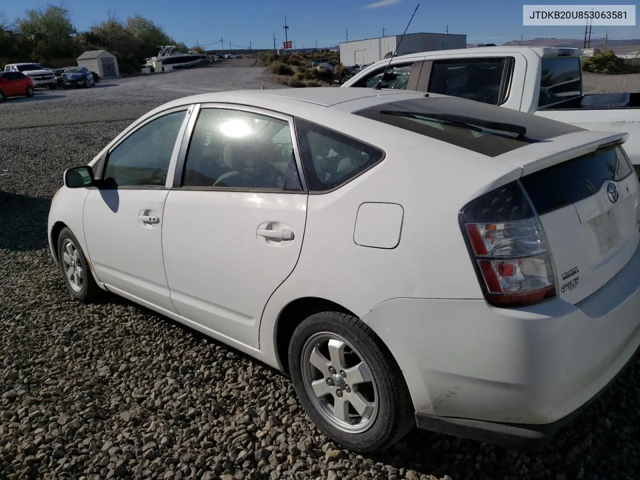 2005 Toyota Prius VIN: JTDKB20U853063581 Lot: 70694264