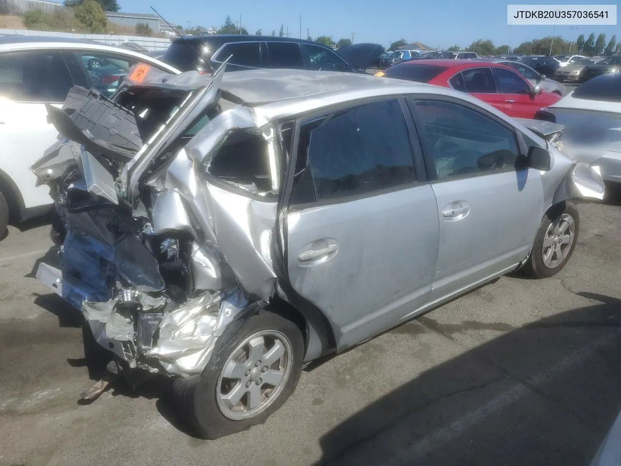 2005 Toyota Prius VIN: JTDKB20U357036541 Lot: 70696074