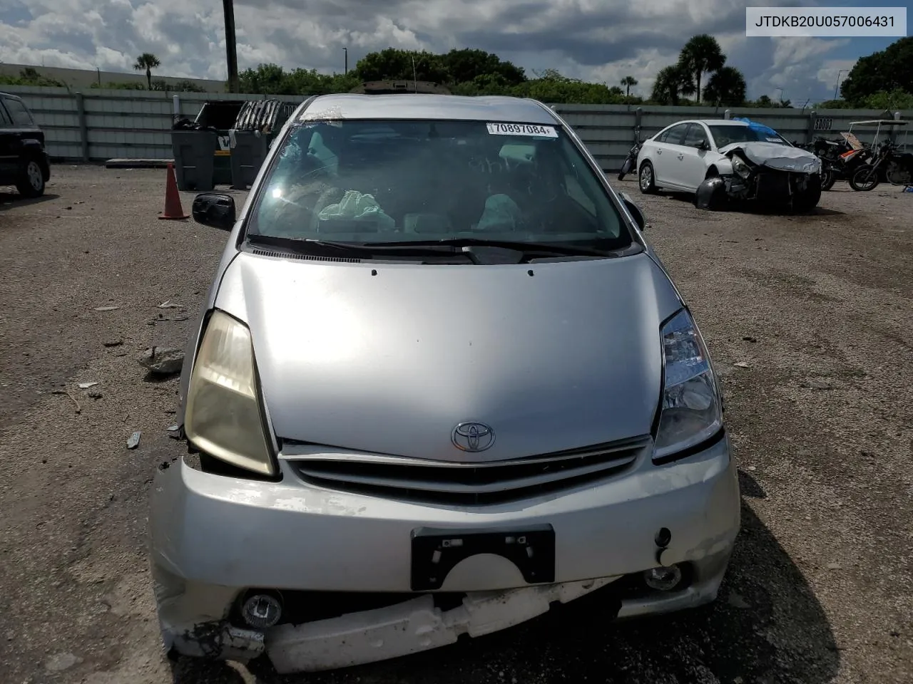 2005 Toyota Prius VIN: JTDKB20U057006431 Lot: 70897084