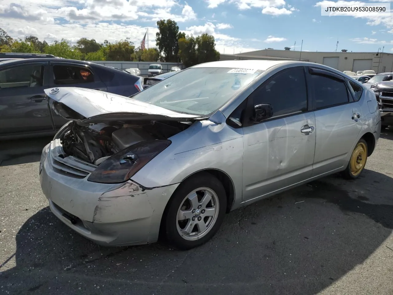 2005 Toyota Prius VIN: JTDKB20U953008590 Lot: 71000584