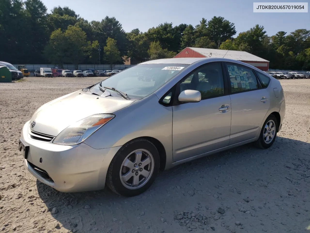 2005 Toyota Prius VIN: JTDKB20U657019054 Lot: 71280964