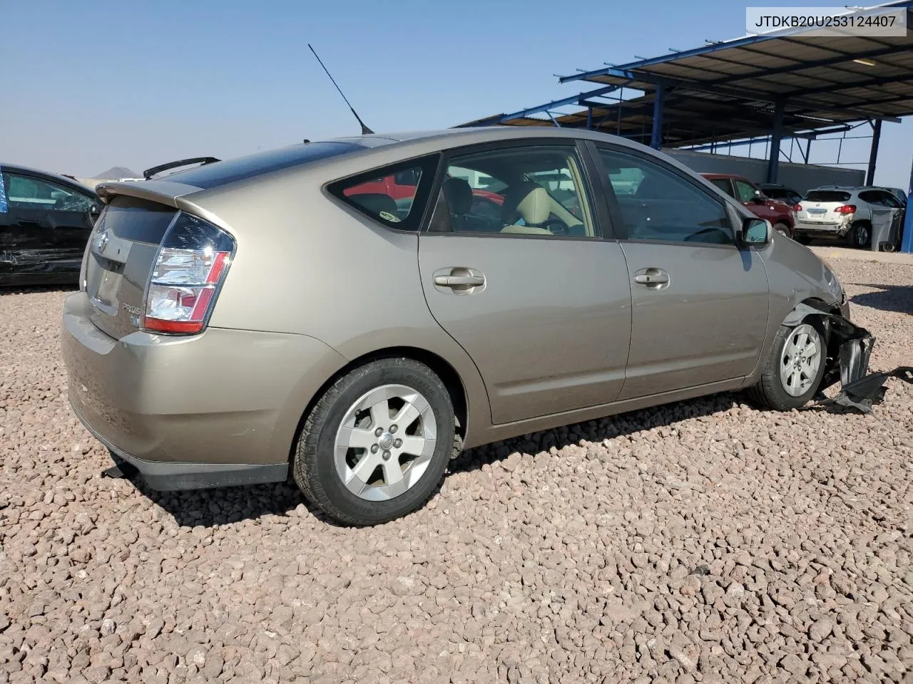 2005 Toyota Prius VIN: JTDKB20U253124407 Lot: 71301274