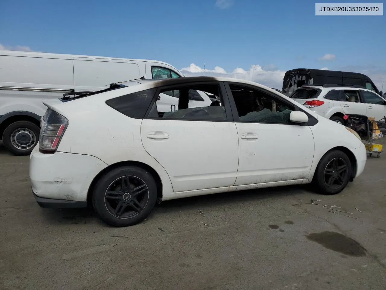 2005 Toyota Prius VIN: JTDKB20U353025420 Lot: 71433854