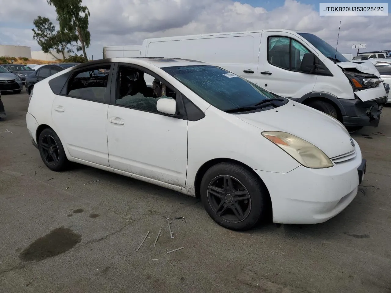 2005 Toyota Prius VIN: JTDKB20U353025420 Lot: 71433854