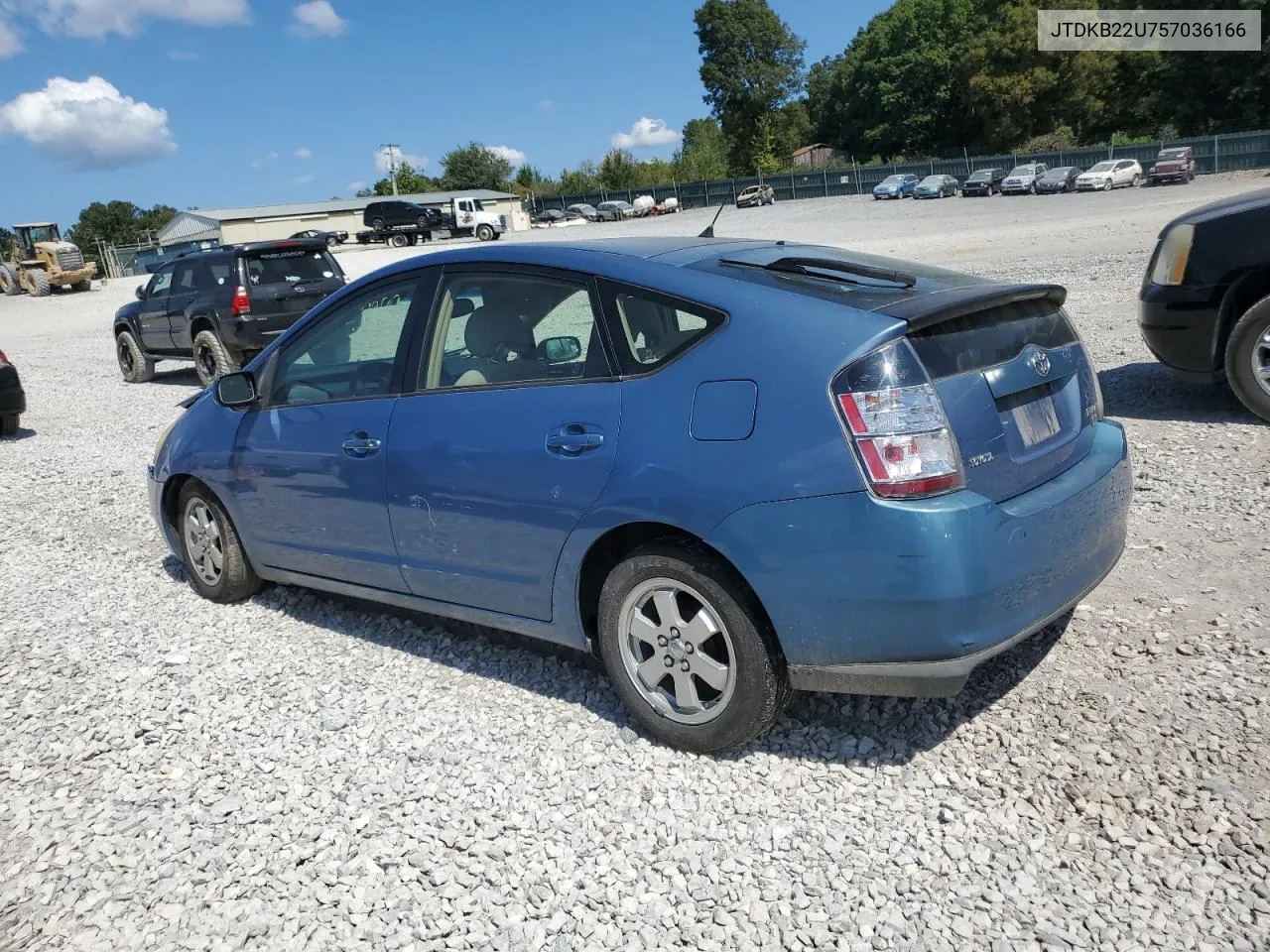 2005 Toyota Prius VIN: JTDKB22U757036166 Lot: 71589974