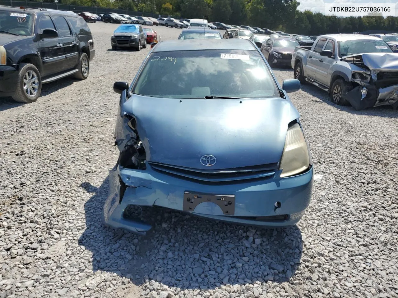 2005 Toyota Prius VIN: JTDKB22U757036166 Lot: 71589974