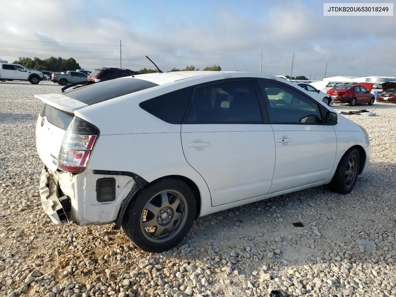 2005 Toyota Prius VIN: JTDKB20U653018249 Lot: 71753744