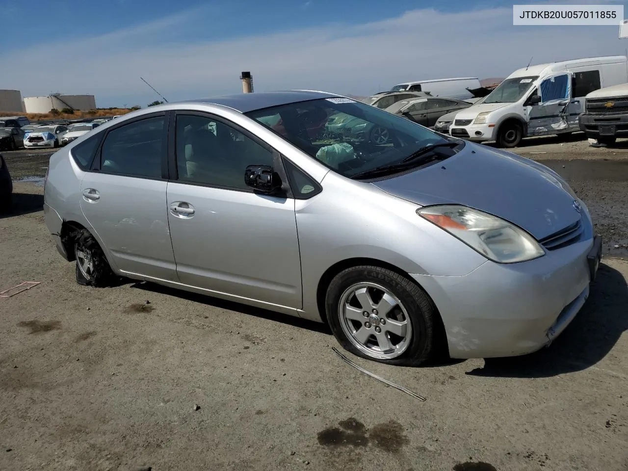 2005 Toyota Prius VIN: JTDKB20U057011855 Lot: 72025514