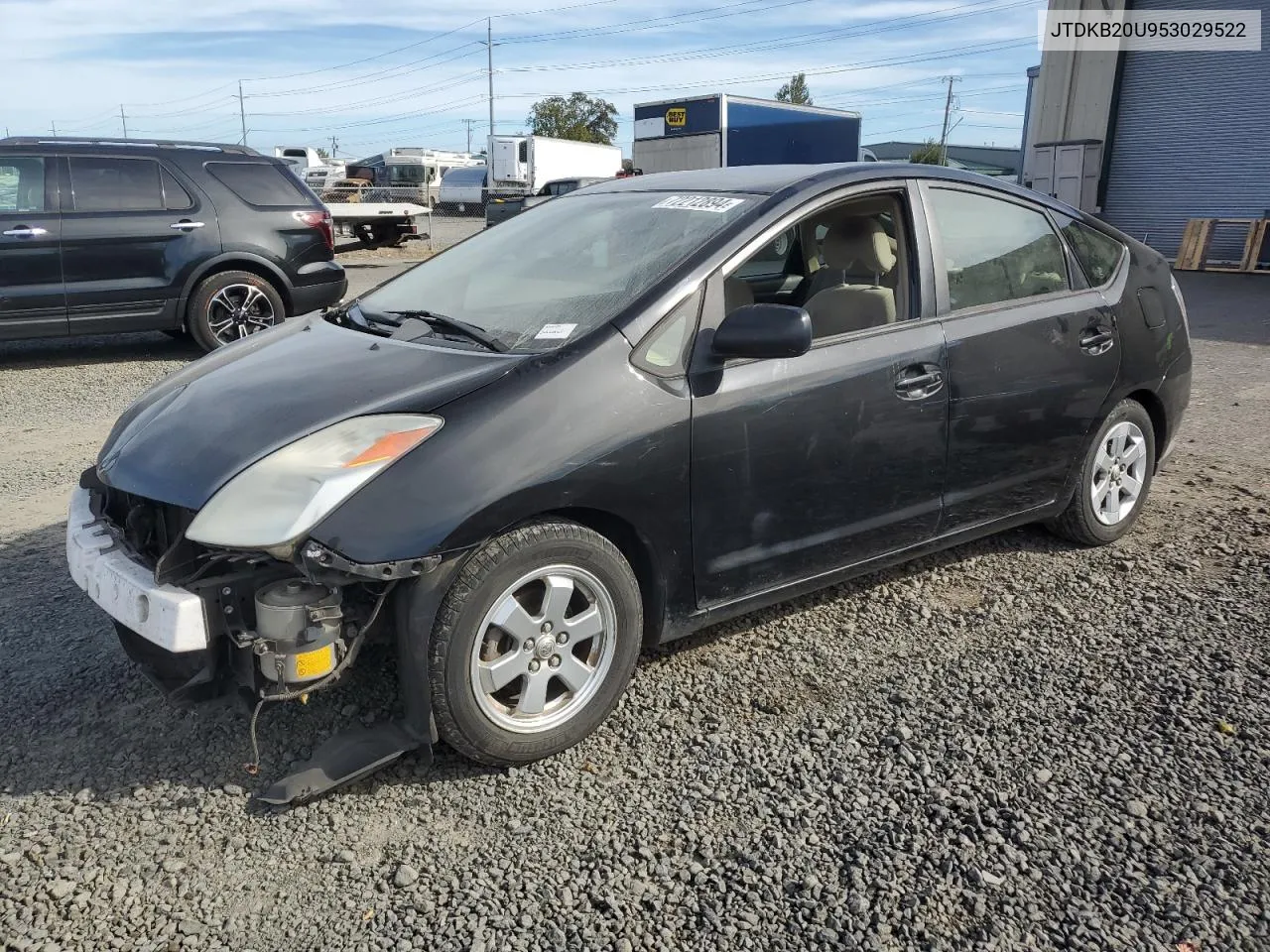 2005 Toyota Prius VIN: JTDKB20U953029522 Lot: 72212894