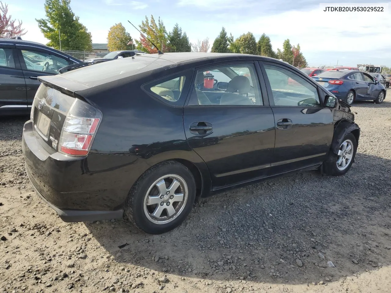 2005 Toyota Prius VIN: JTDKB20U953029522 Lot: 72212894