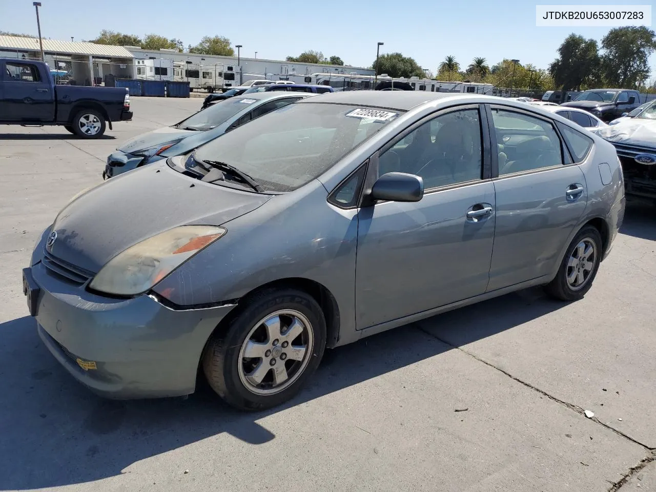 2005 Toyota Prius VIN: JTDKB20U653007283 Lot: 72289834